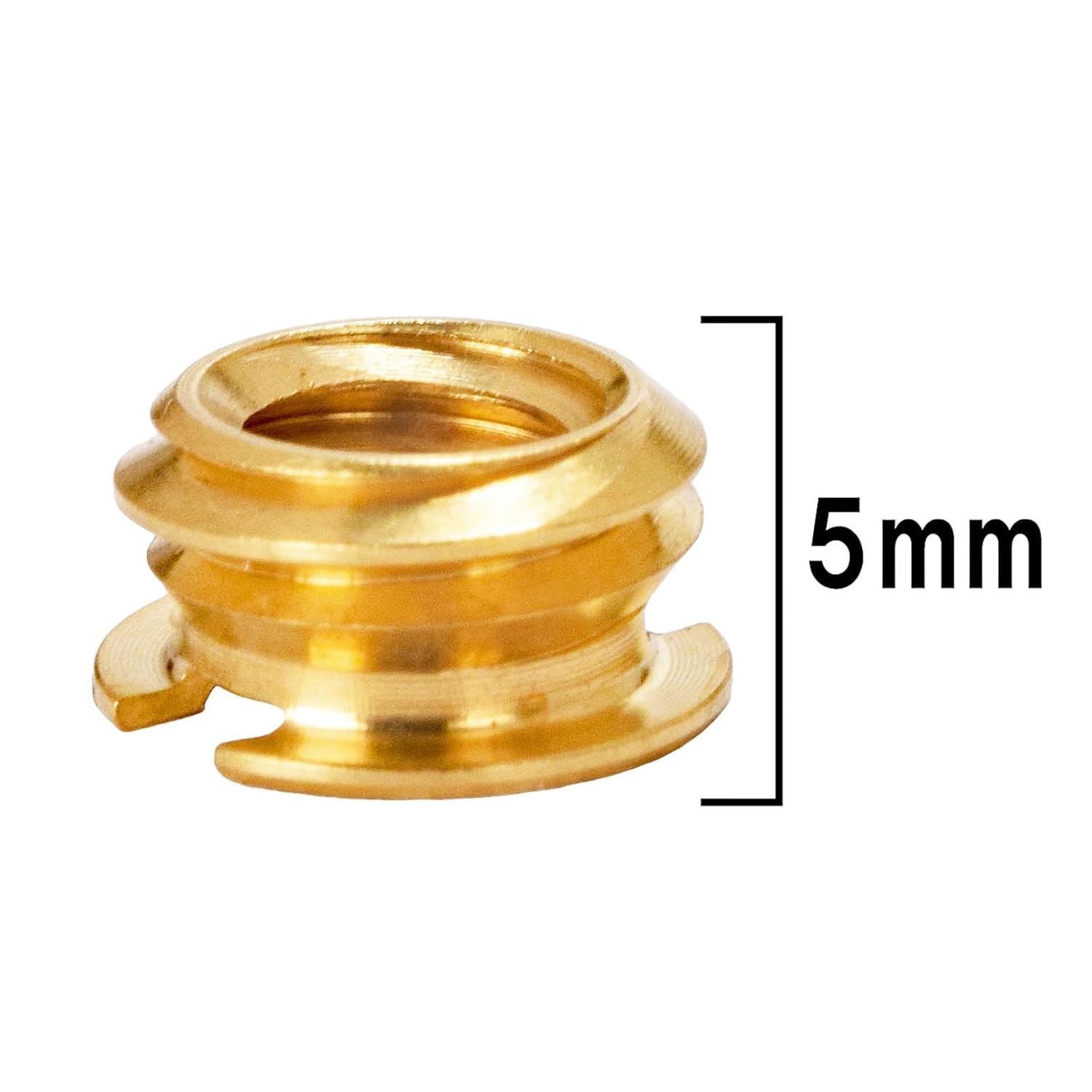 Etsumi E-2457-3 Conversion Screw, Camera Screw Adapter, Set of 3, Set Screw Adapter, 3/8 Inch Screw, Hole to 1/4 Inch Screw, Hole, Screw Height 0.2 inches (5 mm)