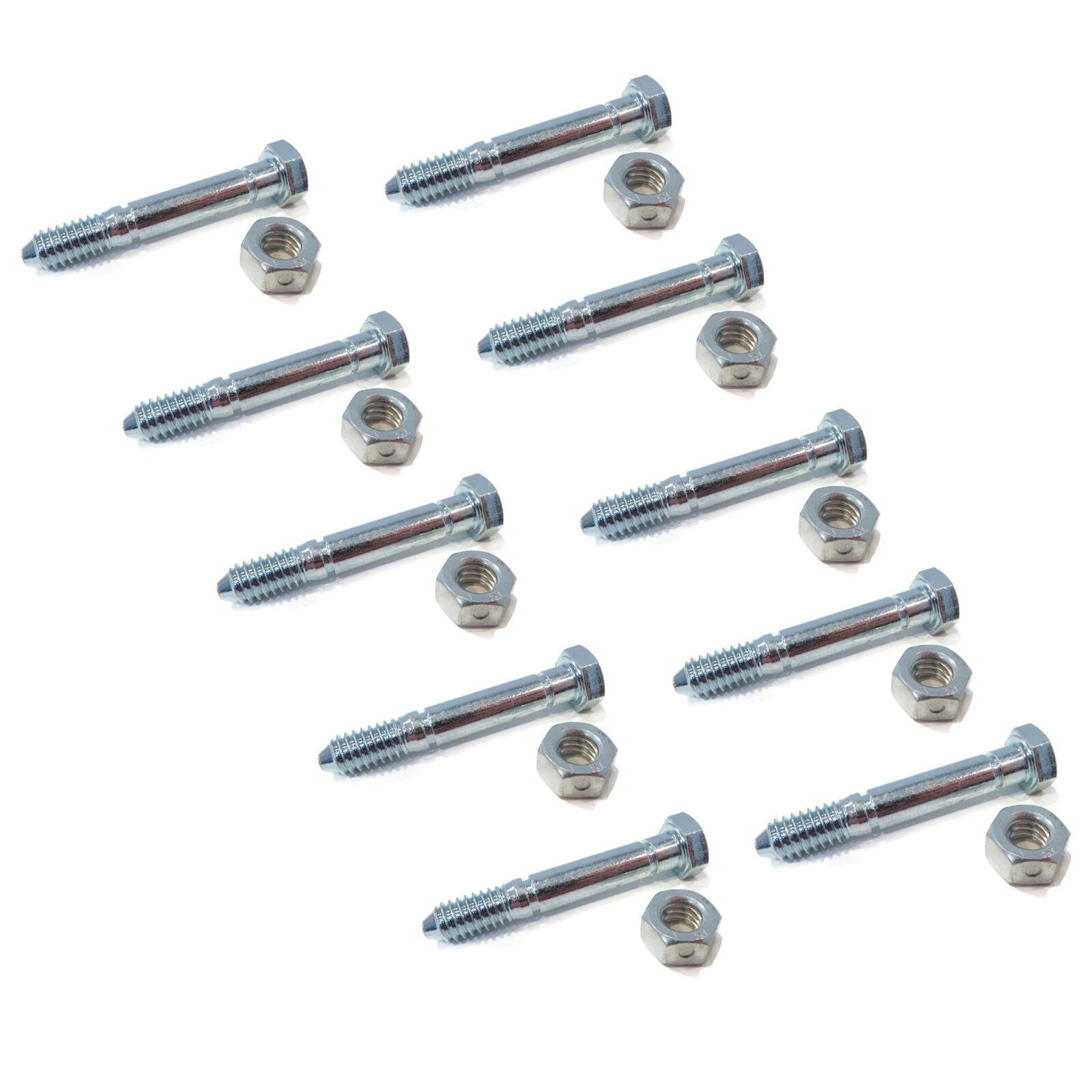 FOLIAGE for (Pack of 10) Shear Bolt & Nut for Snapper 1-3865 13865 7091550 7091550YP 91550