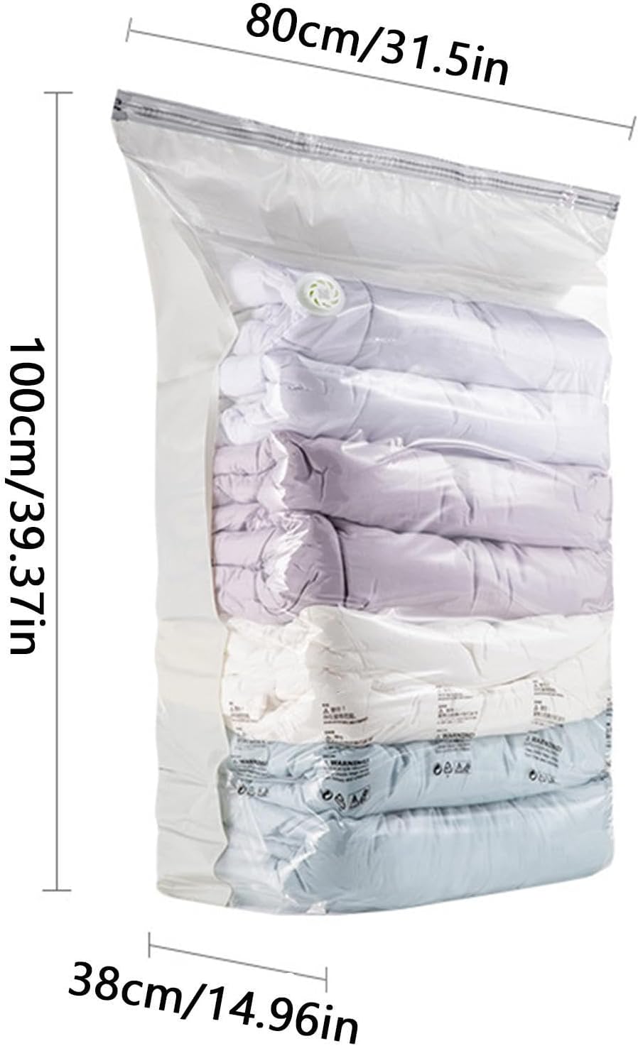 Storage Bags Vacuum Sealed | Clear Compression Packing Moving,Clothing Storage Bags Vacuum Seal - for Pillow Comforter Blanket Bedding Garment Home Travel Apartment College Dorm
