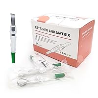 Vista 9 de Bandas de matriz dental, 24 piezas/caja Restauración de metal matriz-Profecto con retenedor ajustable de 180°, tipo rollo de matriz contorneada