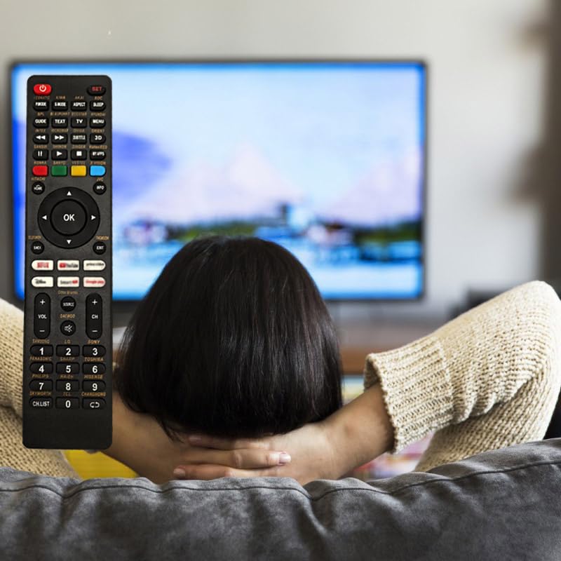 Telecommande Universelle TV pour Samsung LG Sony Panasonic Hisense TCL Smart TV LED LCD HDTV