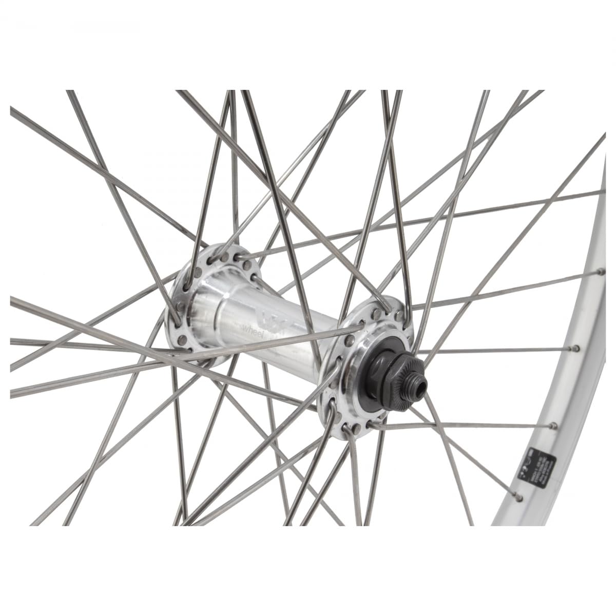 WheelMaster 26in Alloy Mach1 ER10 Front QRx100mm Double Wall Rim Brake Silver