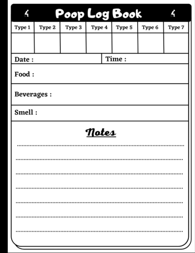 poop-log-book-stool-chart-for-children-kids-and-adults-daily-diary-to-record-food-intake-track-stool-frequency-journal-bowel-movement-health-types-of-poop-ert-read