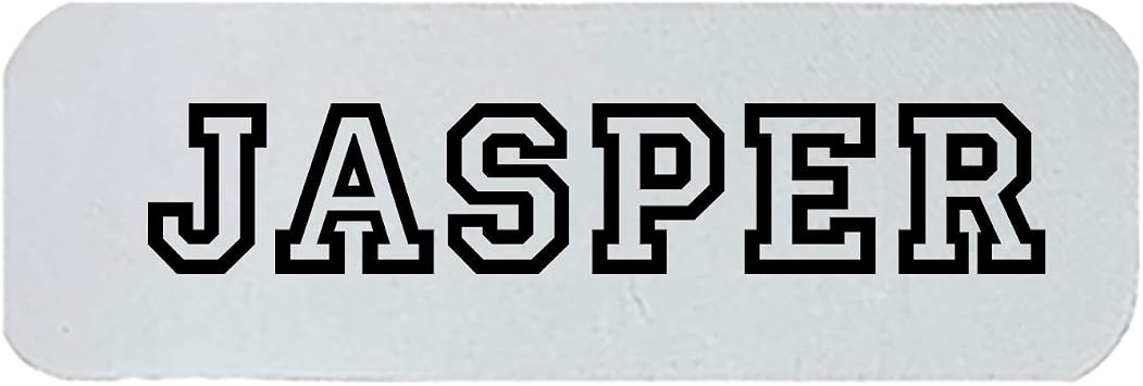 K9 Sport Sack Custom Name Patch Dog Carrier Backpack White 2" X 6"