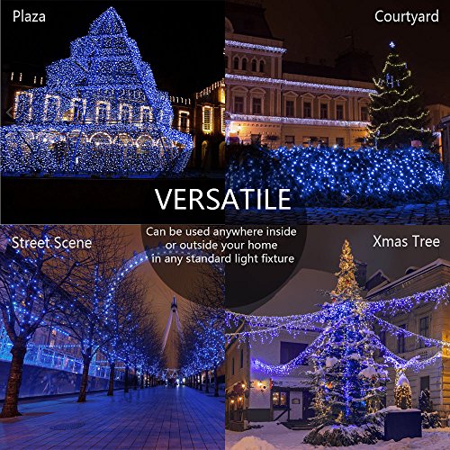 Solarmks Solar Christmas Lights,72Ft 8 Modes 200 Led Solar String Lights Outdoor Waterproof Fairy Solar Lights For Christmas Garden Patio Wedding Party Home Xmas Tree Decorations(Blue 2Pack) #TOP5
