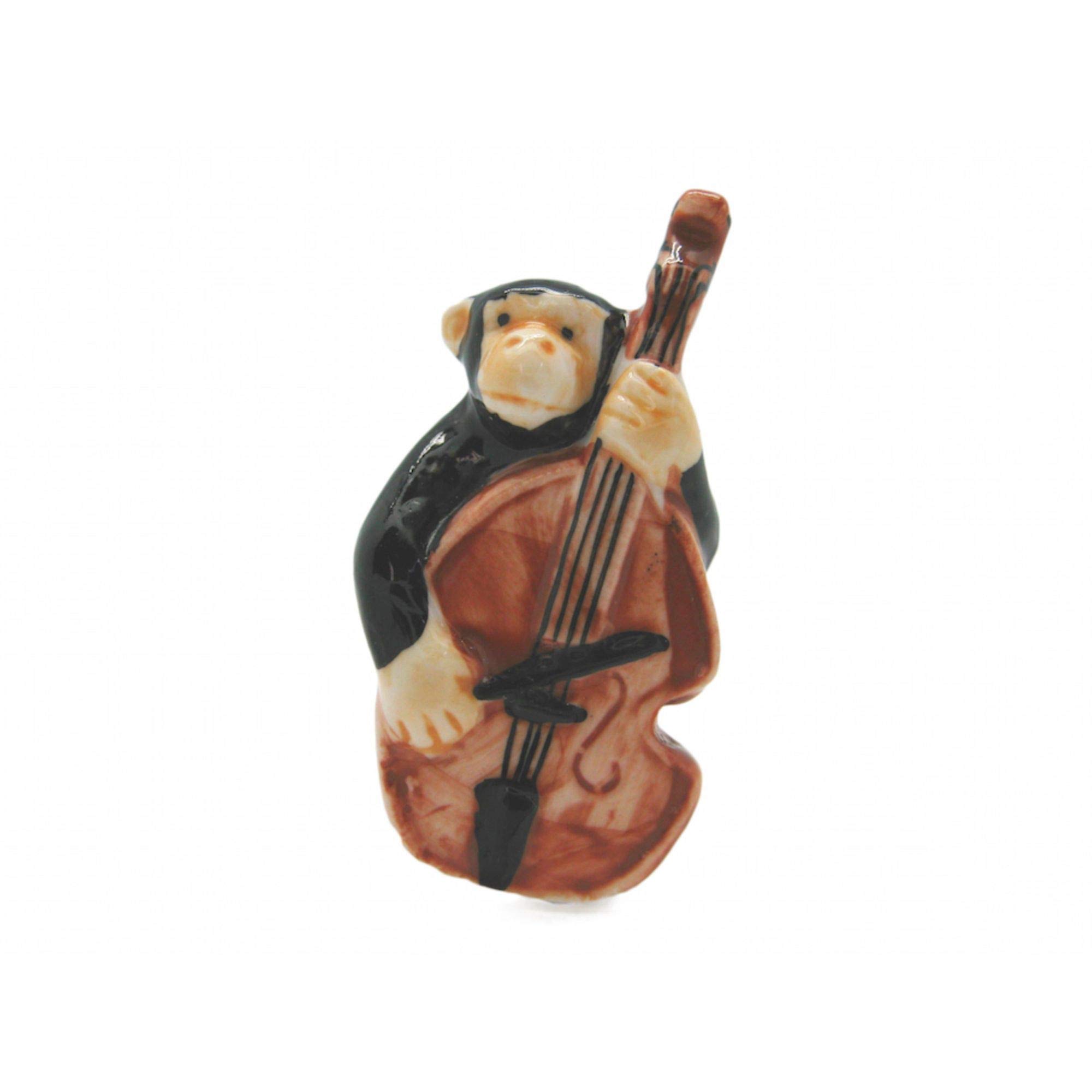 Essence of Europe Gifts E H G Miniature Musical Instrument Color Monkey with Bass