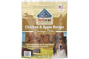 "Top Chews Chicken and Apple Recipe 100% Natural Dog Treats"