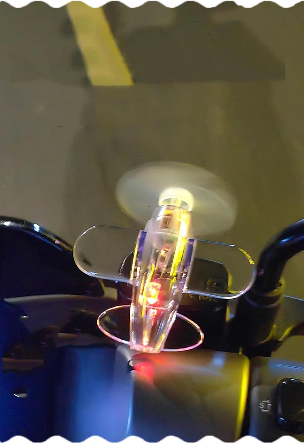 2 Glowing Aircraft para No Need to Charge It Lights Up When There is Wind para Led Bright Lights para Motorcycle Helmet Ornament Decoration