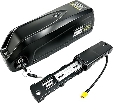 48V13Ah Ebike Battery,48V/52V Lithium Battery with Power Light,USB Port,Safe Lock, XT60 Connector, Battery Base for 200W-1500W Controller,Electric Dirt/Mountain BikeUL Certificated