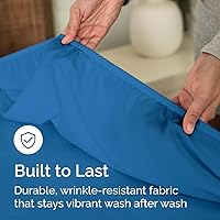 Vista 236 de King Fitted Bed Sheet - Bottom Single Fitted Sheet Only - Ultra-Soft Hotel Luxury Bedding w/ 8-16 Inch Deep Pockets - Breathable, Cooling & Wrinkle