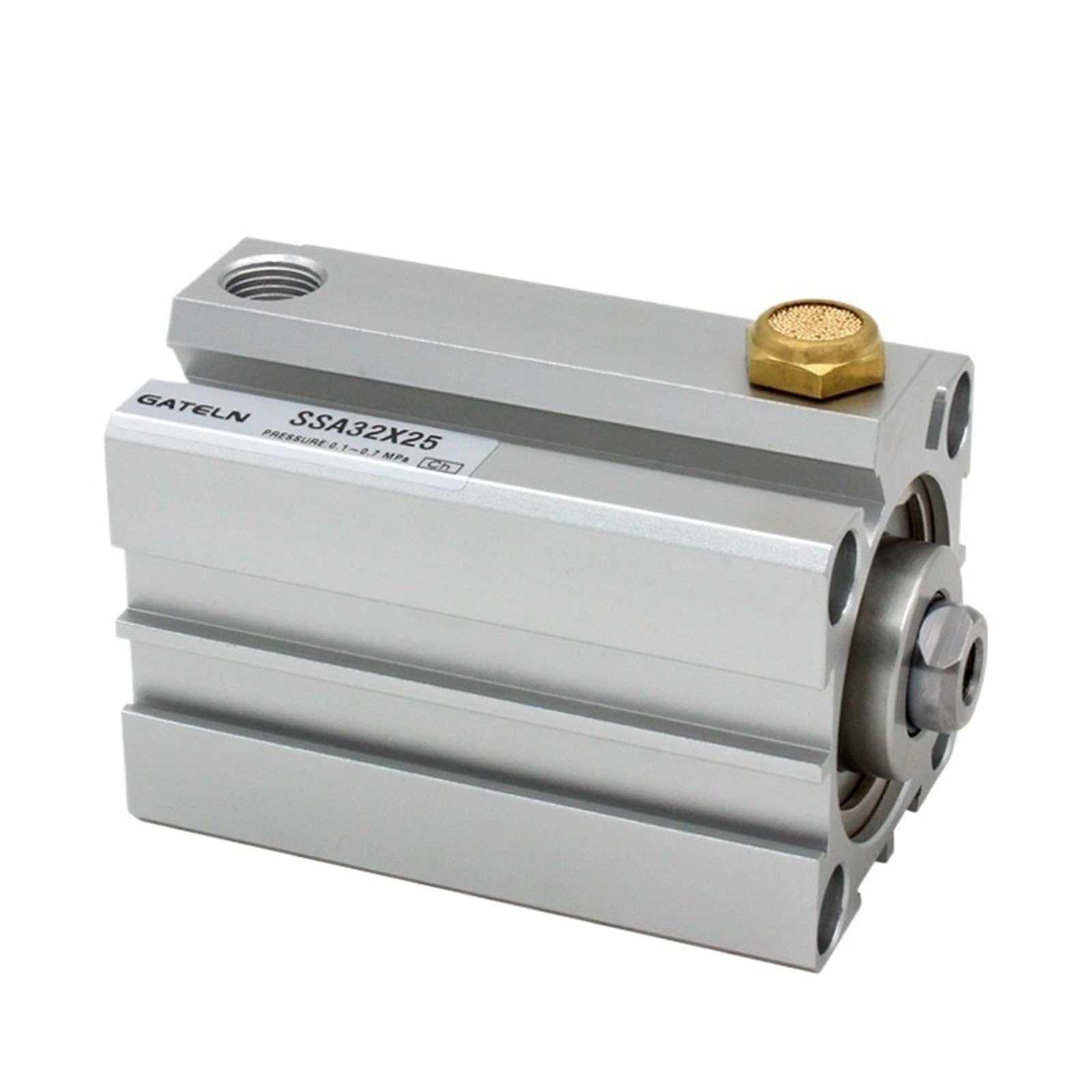 Cylindre compact SSA alésage 25 course 20 à 50mm pour automatisme