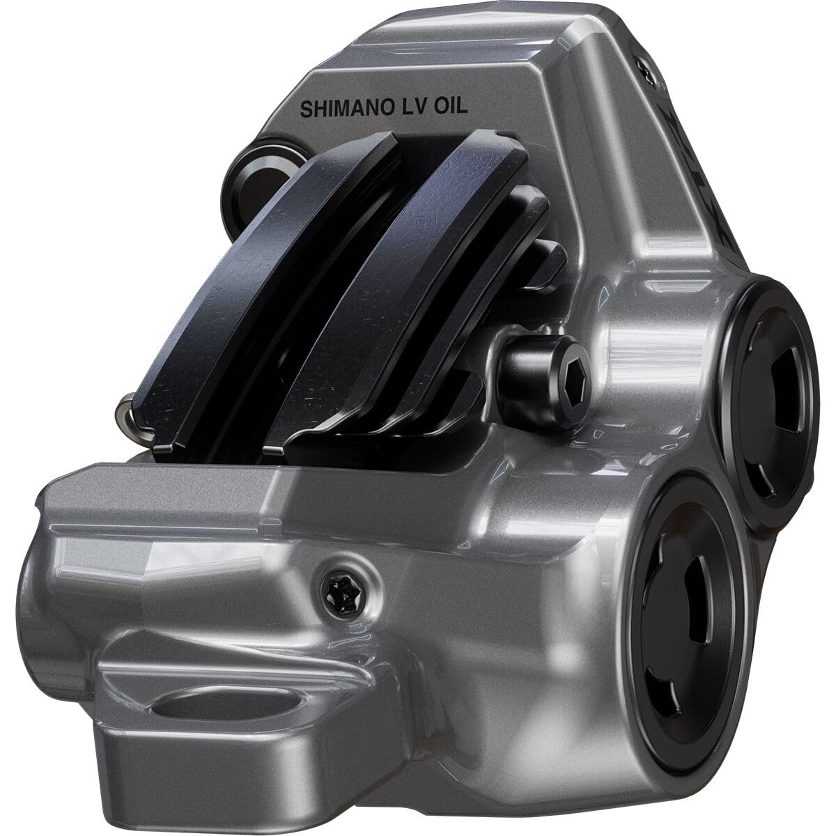 SHIMANO Freno a disco XTR BR-M9200 e leva BL-M9220 - Destra/Poster, montaggio montante, pinza a 2 pistoni, tubo SM-BH90-SS, pastiglie metalliche, grigio