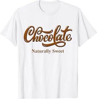 Chocolate Naturally Sweet Tee Proud-Black Woman T-Shirt