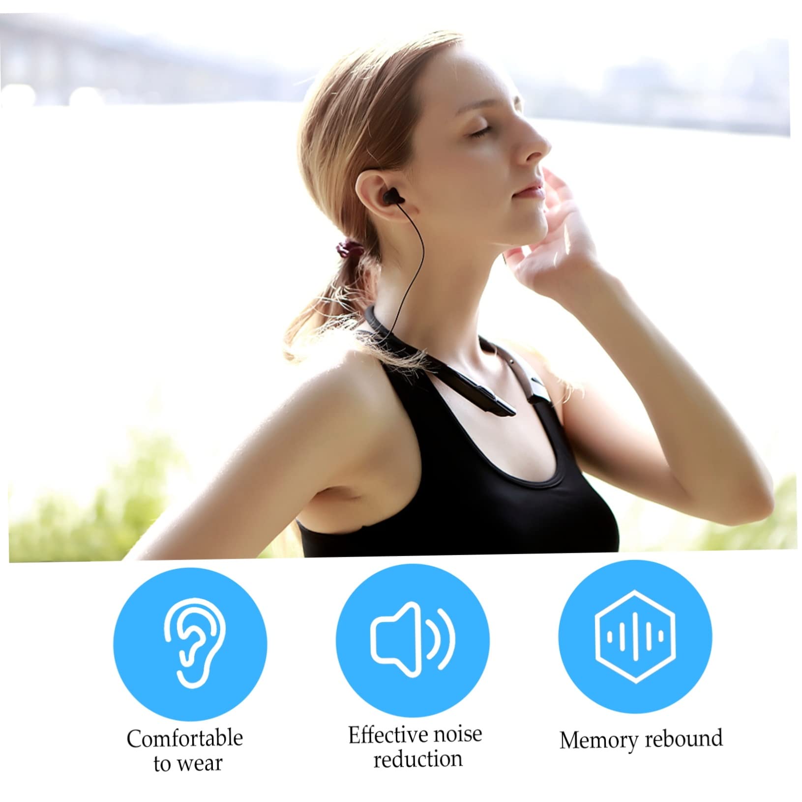 BESPORTBLE 40stücke Ersatz-ohrstöpsel Für Kopfhörer Memory Foam Kompatibel Mit Meisten Ear-modellen Schalldämpfend Ergonomisch Installieren Langlebig Und Hygienisch