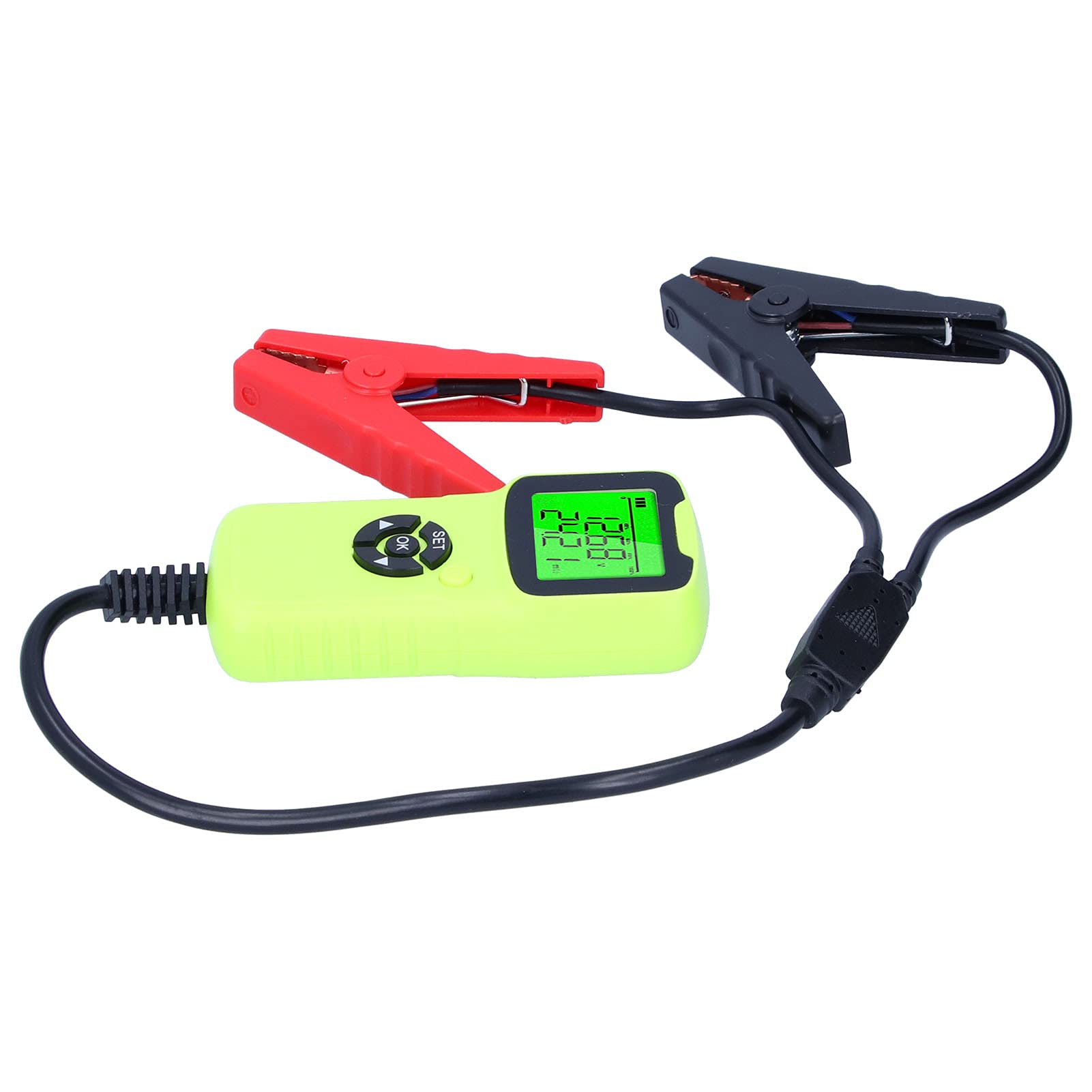 Analizzatore batteria digitale AE300, tester batteria per auto con schermo LCD, controllo batteria 12V ad alta precisione per stato CCA resistenza tensione, analizzatore batteria Analizzatore batteria digitale AE300, tester batteria per auto con schermo LCD, controllo batteria 12V ad alta precisione per stato CCA resistenza tensione, analizzatore batteria