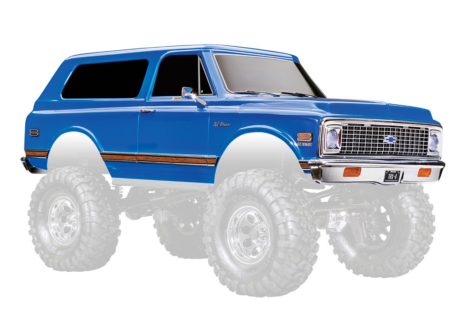 Traxxas 9130-BLUE - TRX-4 1972 Blazer Body Kit, Blau