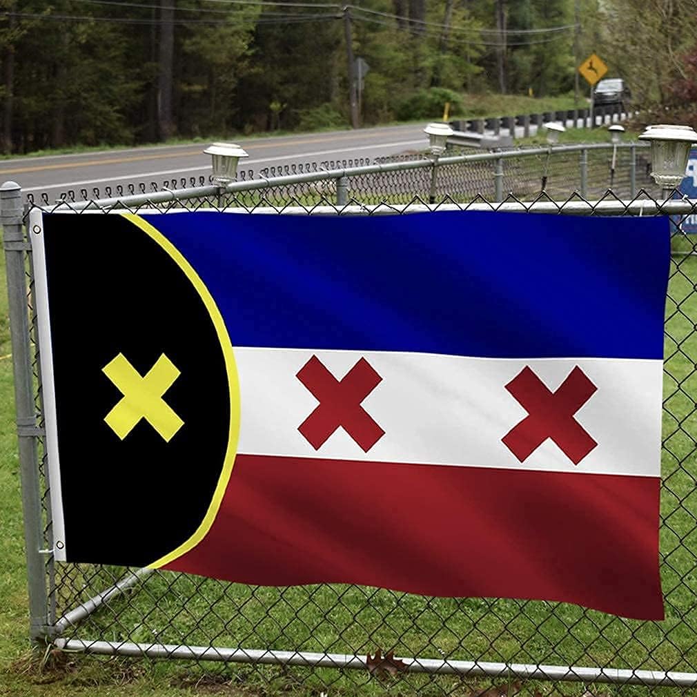 Lmanburg Flag Independence Dream SMP 3x5 Ft 100D Polyester L Manberg Flag with Grommets for SMP Fans Gift Outdoor and Indoor Decor Banner