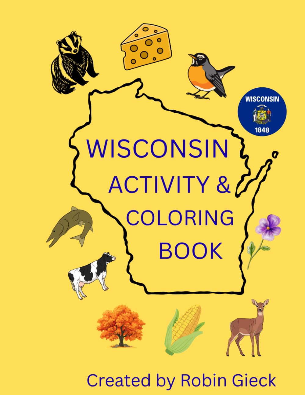 Wisconsin Activity & Coloring Book