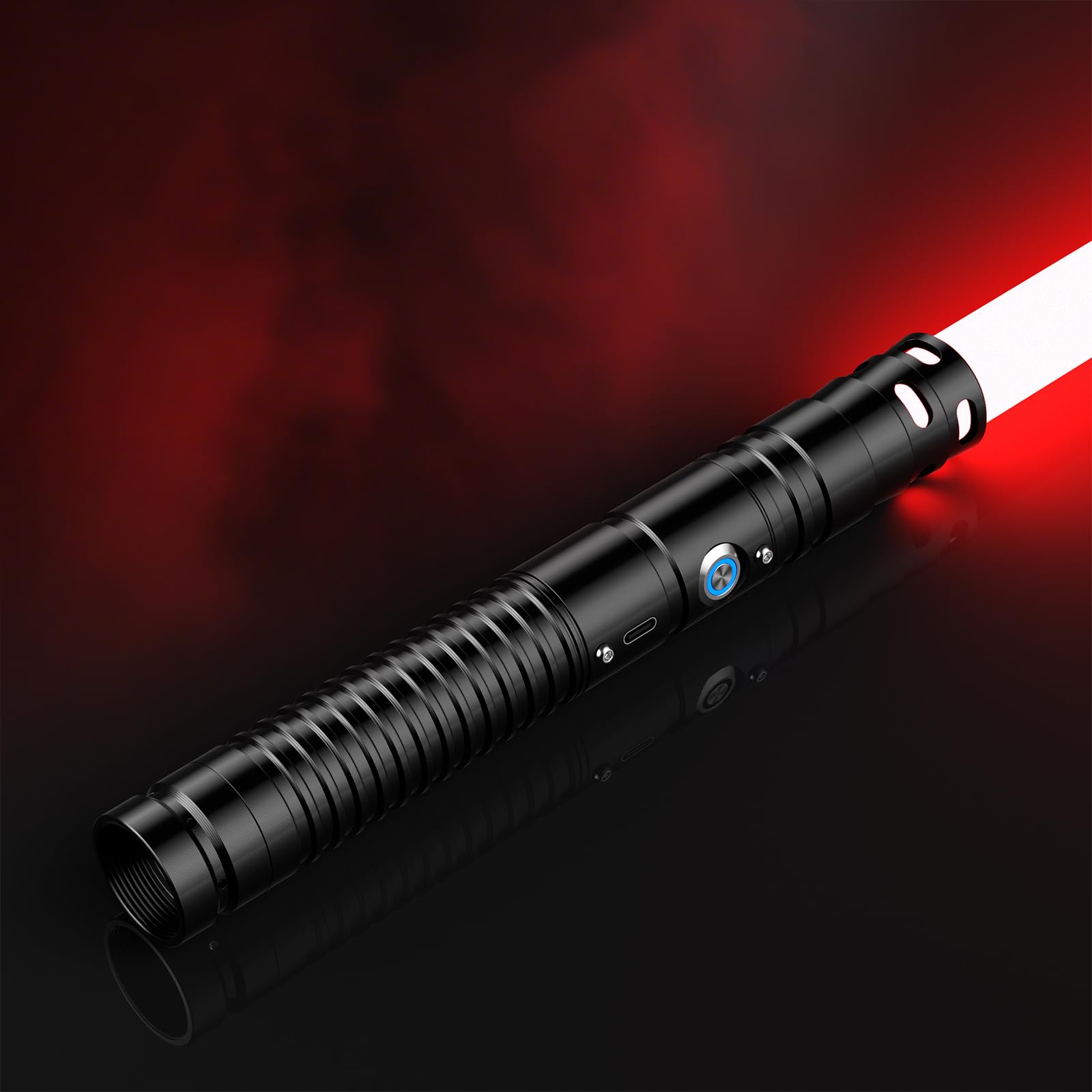 Sabre Laser Enfant RGB 11 Couleurs Rechargeable Type-C 77CM Poignée Aluminium