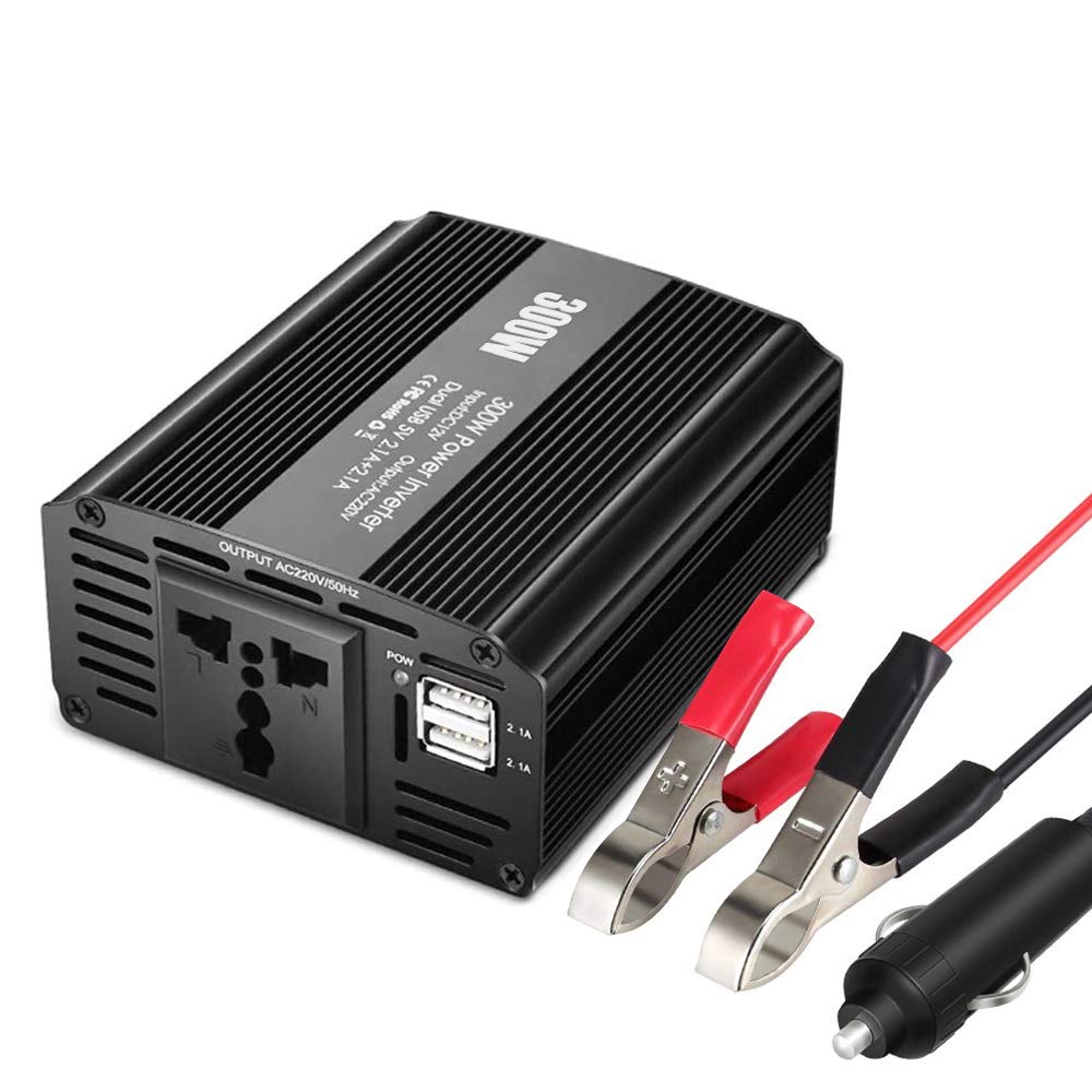 Buy eLinkSmart 300W Power Inverter Voltage Converter DC 12V to AC 230V Inverter with UK socket