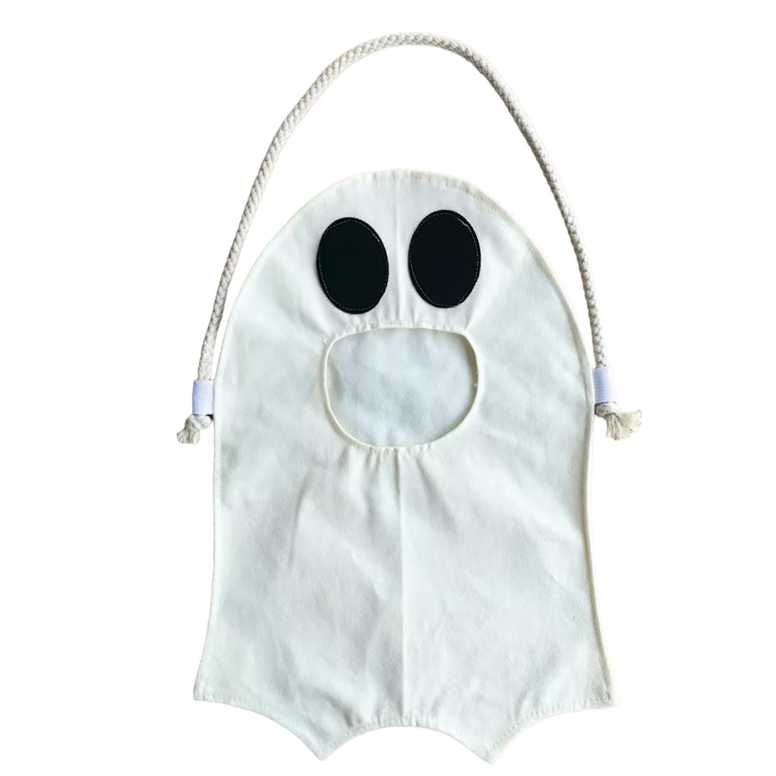 carotoe 2 Halloween Treat Bags for Children Cloth Shoulder Sacks Manifestation Theme Candy Collectors Party Addons Cotton Fabric Candy Bag