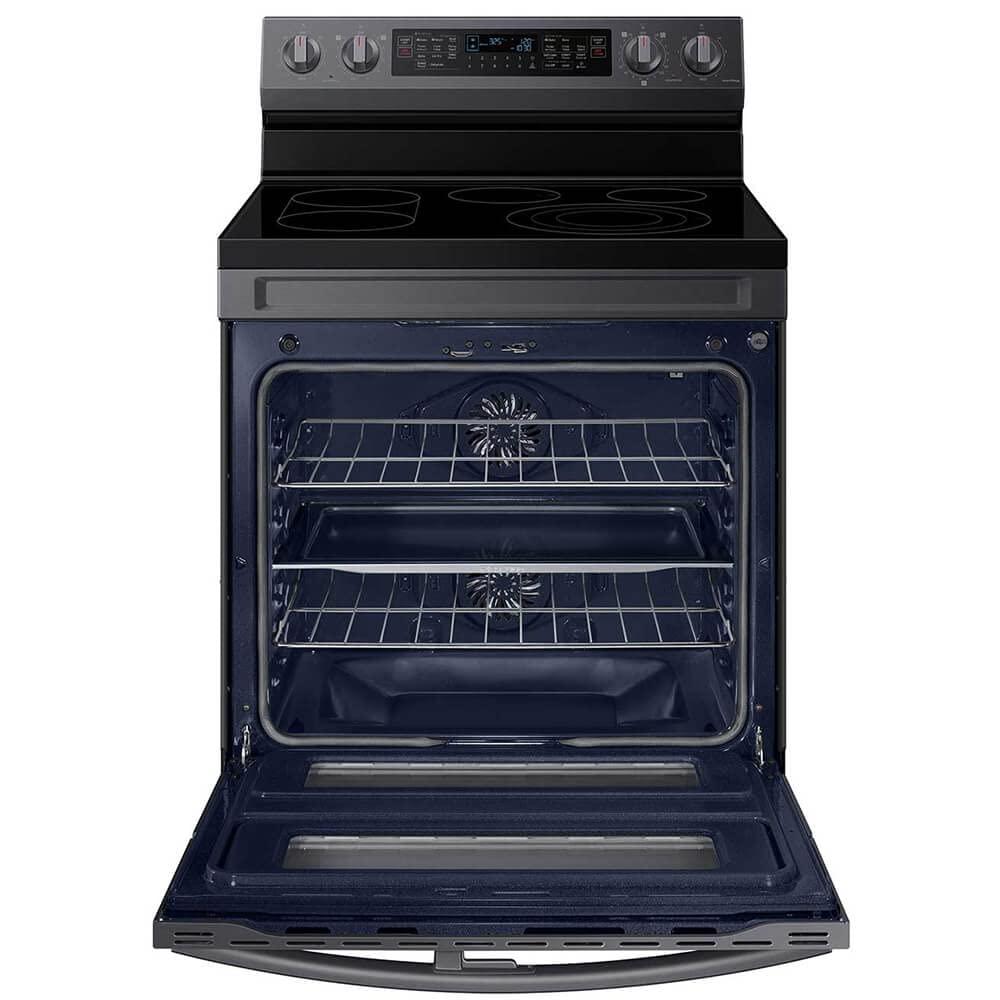 Samsung NE63A6751SG 6.3 Cu. Ft. Black Stainless Steel Smart Freestanding Electric Range