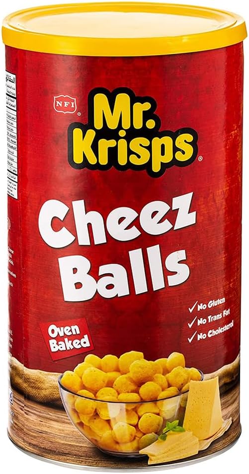 Mr.Krisps Cheese Balls Can 80 gm