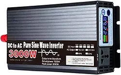 Inversor de energia solar de 3000 W 12 V a 110 V/220 V Transformador de tensão inversores de energia para veículos para energia solar fora da rede, caminhões, residências,48V to 220V