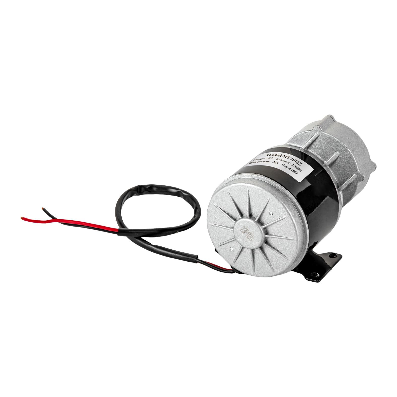 Motor eléctrico para reducción de velocidad, motor eléctrico de reducción de 12 V, 250 W, motor eléctrico de engranaje de CC cepillado, motor de engranaje para ciclomotores, bicicletas, scooters