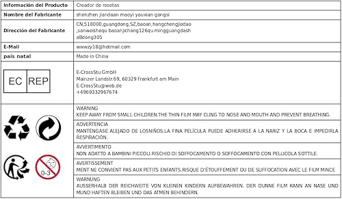 Miniatura 8 de kowaku Broche de rosetón de cinta para hacer flores, 3 piezas, con botón de insignia, adorno