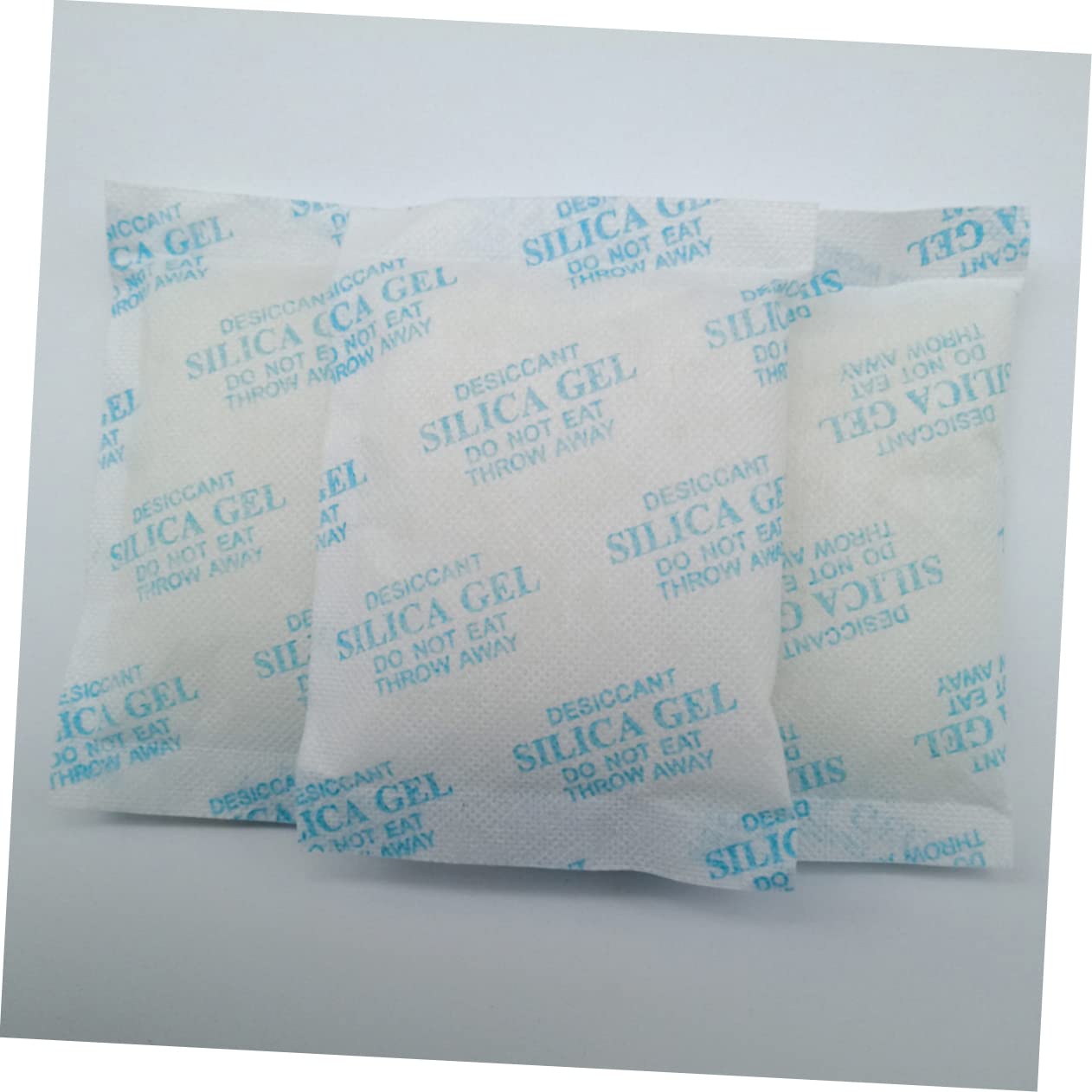Déshumidificateur Réutilisable 100 Sachets 10g en Non-tissé, Minéraux Absorbants, Anti-humidité pour Tiroirs et Armoires