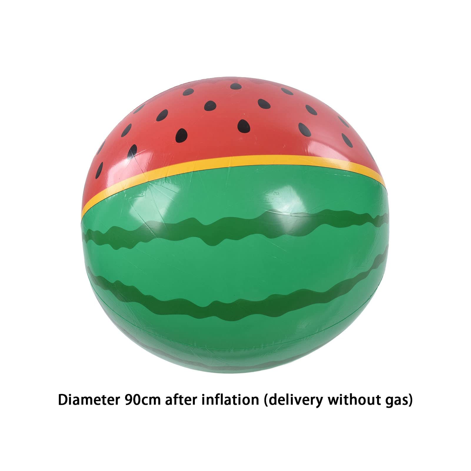 Pallone Da Spiaggia Anguria In PVC 90cm - Pallone Gonfiabile Grande Per Piscina E Mare - Design Divertente E Leggero - Ideale Per