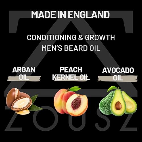 Miniatura 3 de Black Oud - Aceite para barba para hombres, hidratante y acondicionador de barba, esencial para el cuidado de la barba no grasa, potenciador del