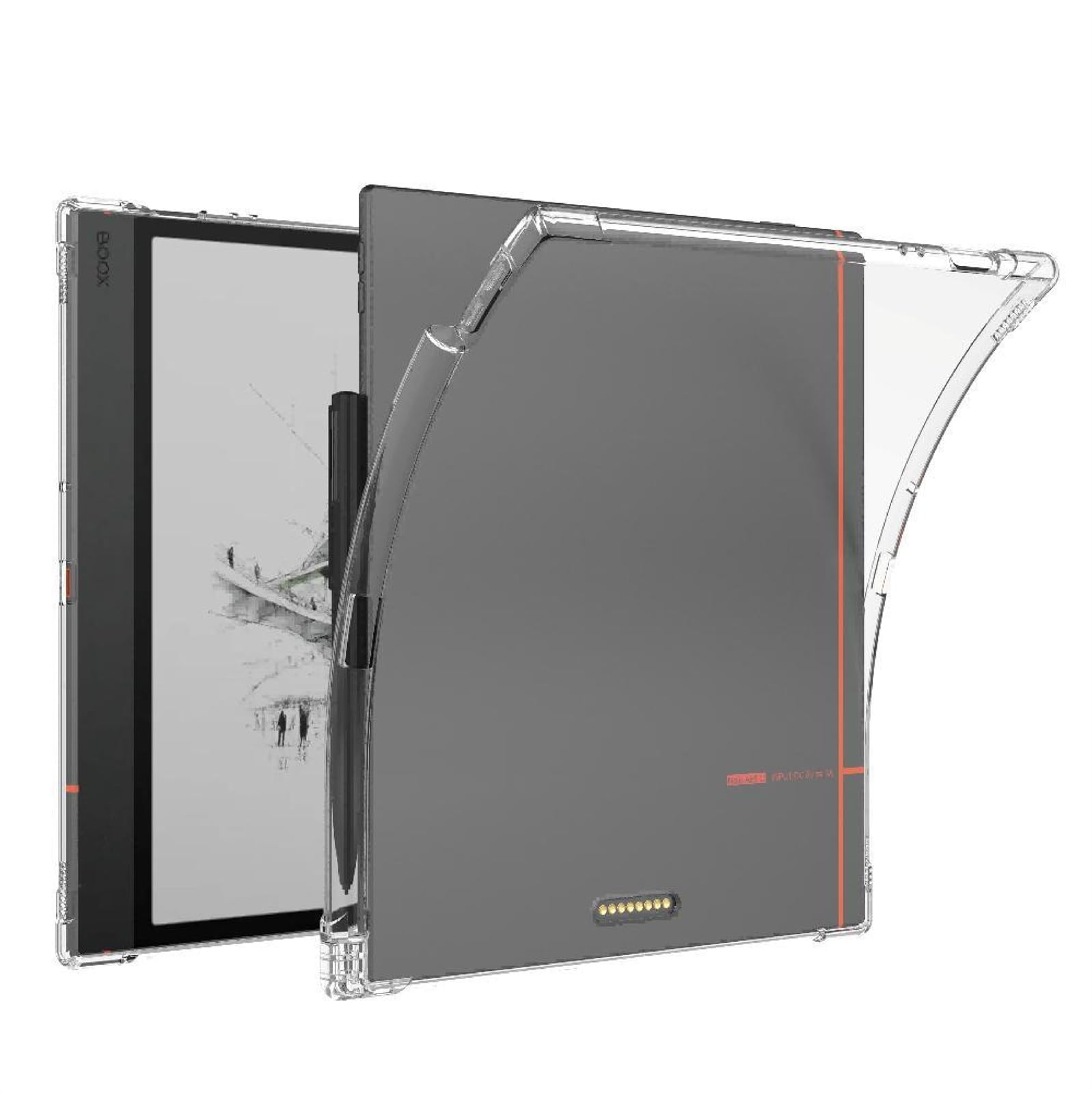 GIOPUEY Funda para Onyx BOOX Note Air 5 C 10.3 2025, Carcasa Trasera de TPU Suave, Cubierta Delgada, Protección con Airbag, Case - Transparente