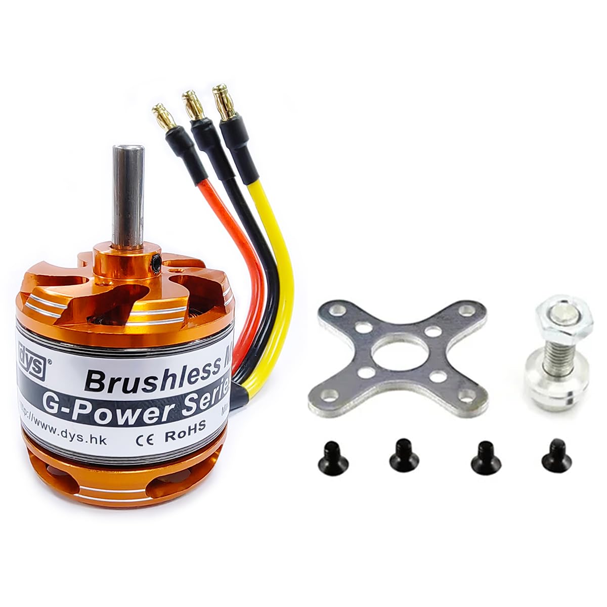 Amazon.com: DYS D3536 910KV/1000KV/1250KV/1450KV 5.0mm