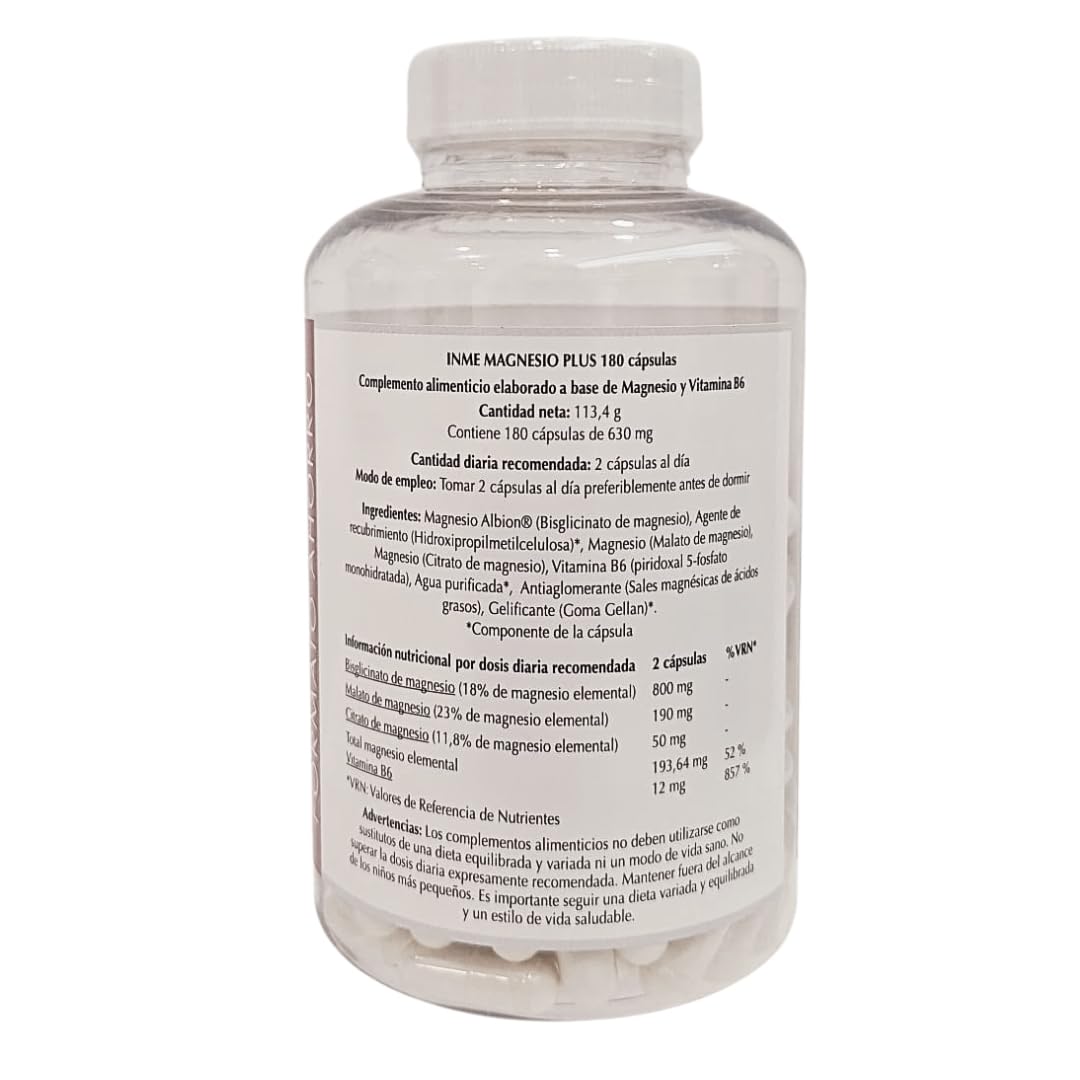 InMe Lab Magnesio Plus Formato Ahorro 180 capsulas