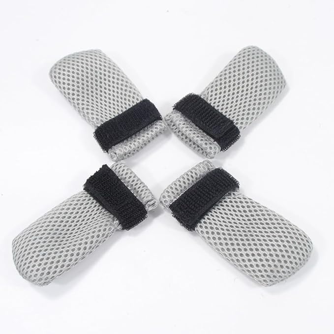 4 Pcs Cat Paw Covers Anti Scratch Cat Mittens Adjustable Mesh Cat Foot