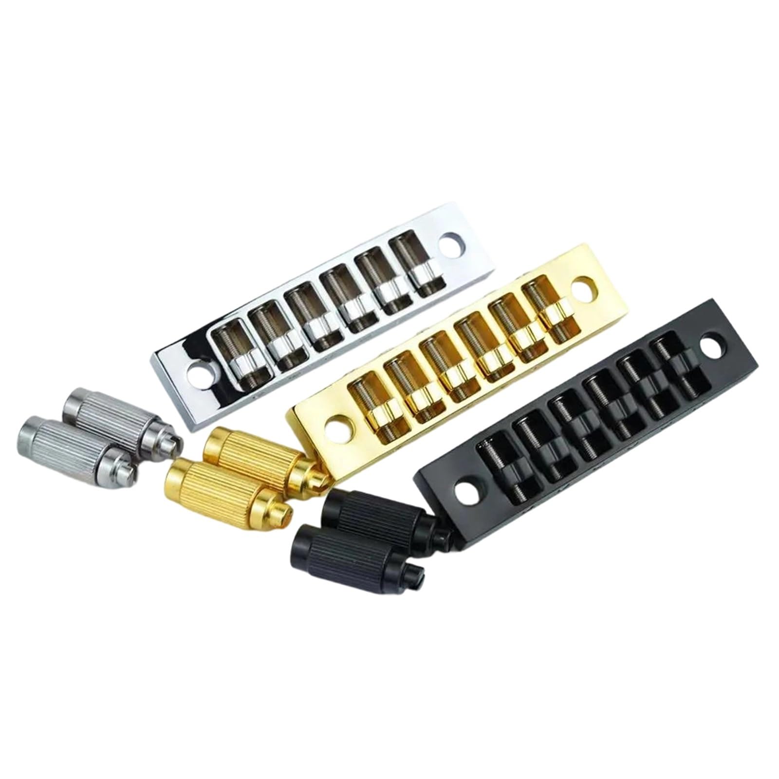 Chevalet De Guitare Pont De Guitare Harmonica GM013 Accessoires Pour Instruments Musique(Black)