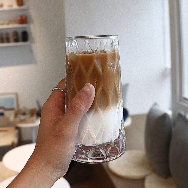 Image of Premium Juice Glasses 450 ML Drinking Glasses, Highball Lead-Free Glasses, Tumblers for Water, Juice, Beer, Cocktail and Mixed Drinks - 6 Pieces, Transparent (TR-03, 6 Count)