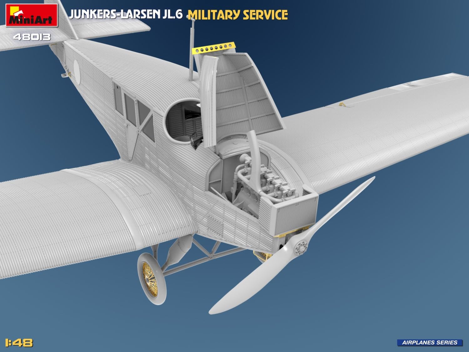 Mini Art 48013 1:48 Junkers-Larsen JL.6. Service Militaire - Reproduction fidèle, modélisme, kit Plastique, Bricolage, Loisirs, Collage, kit modèle, à Assembler