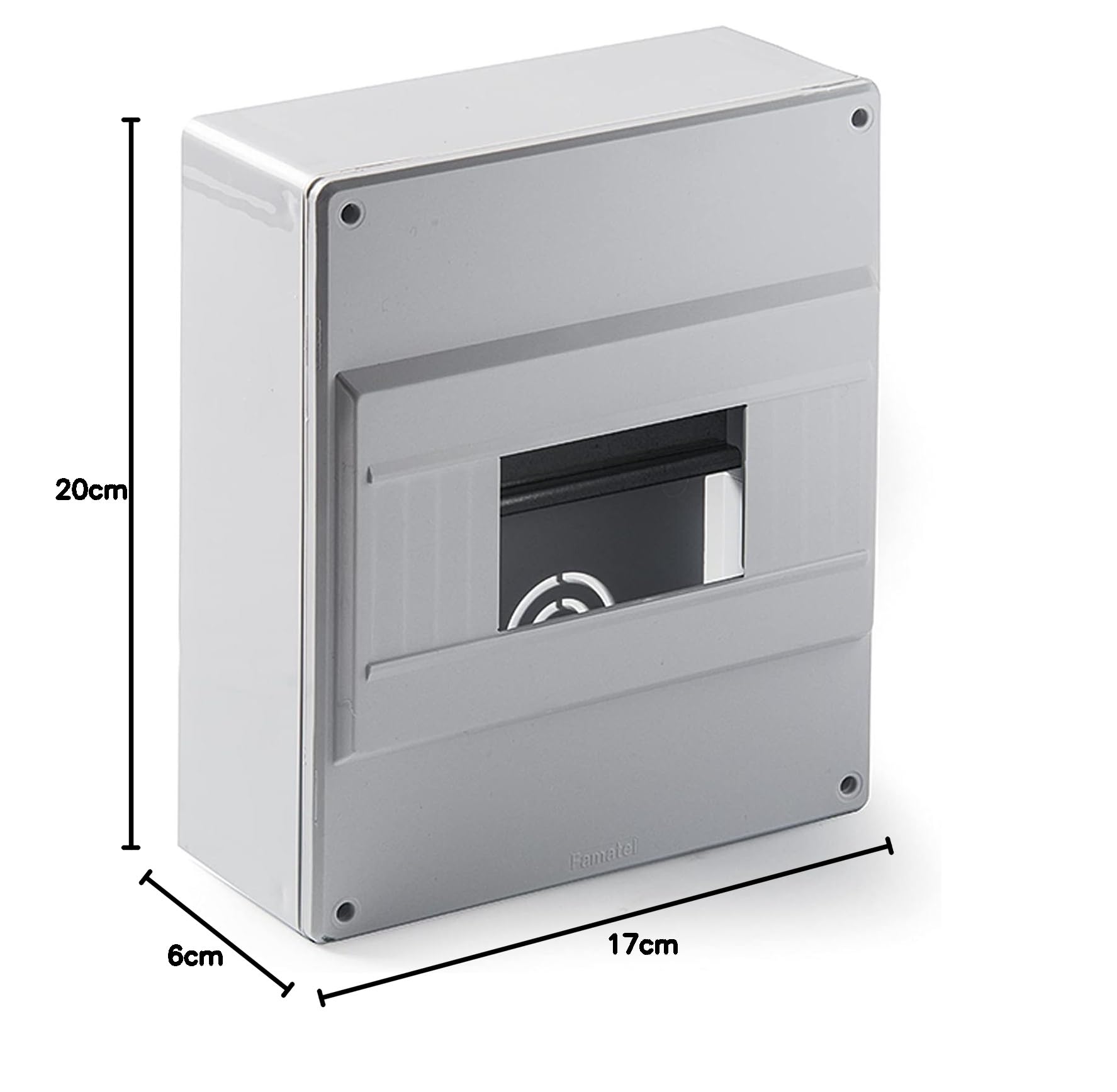 FAMATEL - Armario superficie IP40 | 8 elementos | 195x165x55 | Blanco