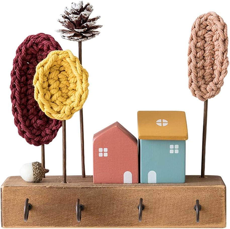 Key Rack Hook Decoration Home Wall Mount Entrance Entrance Porch Storage Wall Key Storage Rack Nordic Town Decorations (Color : Style 2 Size : As Shown) (Style 1 As Shown)