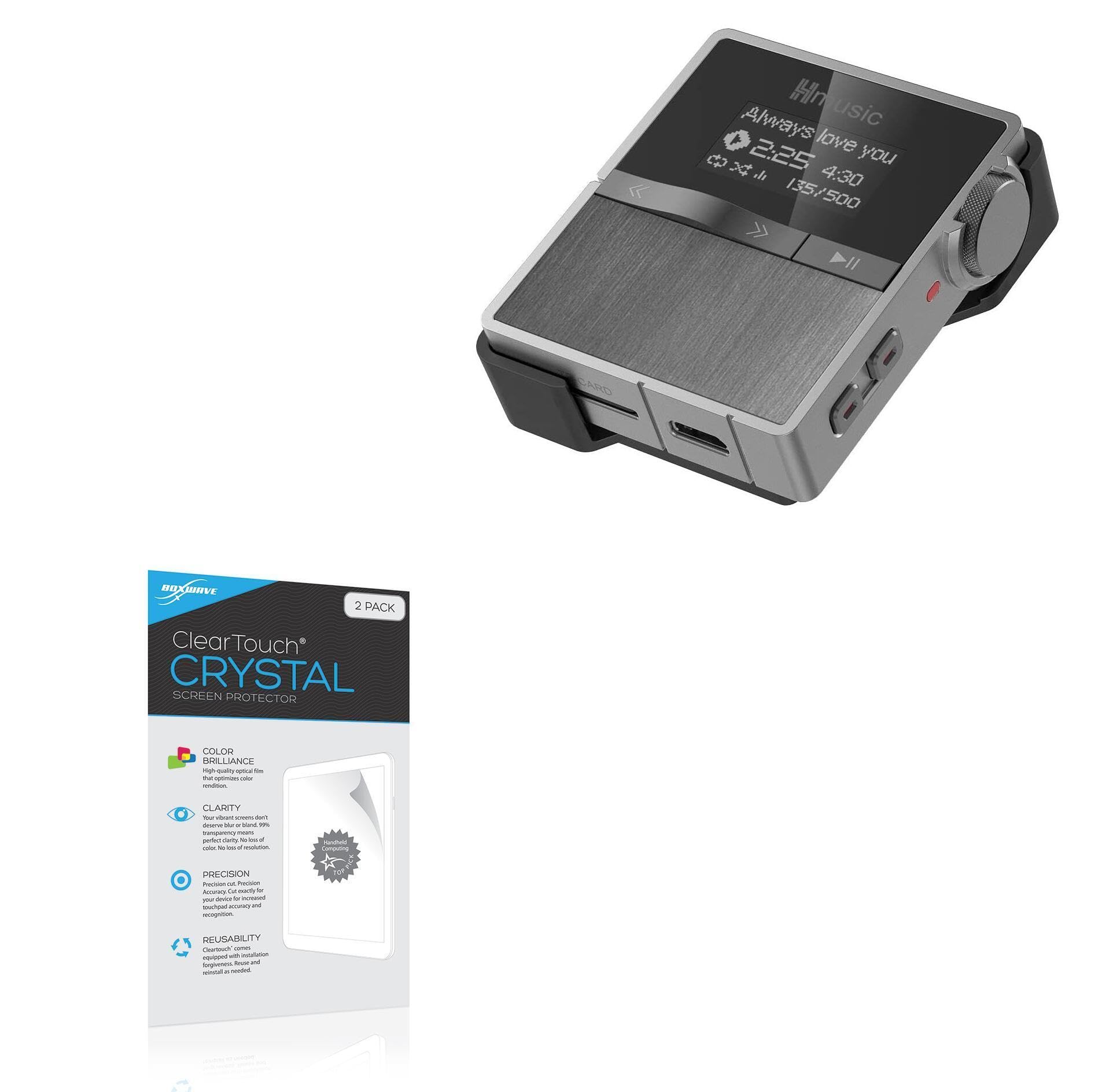 BoxWave Screen Protector Compatible With Hmusic P68 - ClearTouch Crystal (2-Pack), HD Film Skin - Shields From Scratches