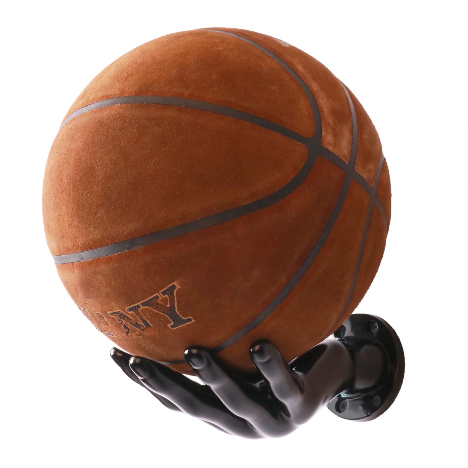 Support pour ballon de basket, Support mural pour ballon, Support de décoration murale pour basket, Organisateur de rangement et présentoir pour ballon de basket, convient pour le basket, le