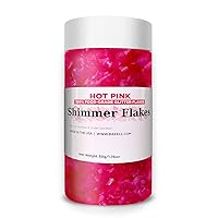 Vista 46 de Bakell 's White Shimmer Flakes - (0.14 oz y 1 tarro) Elegantes copos de purpurina comestibles para tus maravillas culinarias