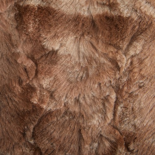 Amazon Brand – Pinzon Faux Fur Throw Blanket 63" X 87", Alpine Brown #TOP7