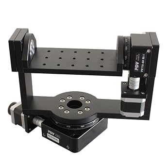 PT-EW01 Electric Rotary Table Angle Rotary Table 360 Degrees Hollow Rotary Table Index Plate U-Shaped arm