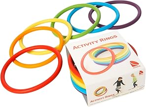 Gonge Activity Rings, Set of 6 / 24 Plastic Rubber Rings, Diameter: 16.4 cm, 6er Set