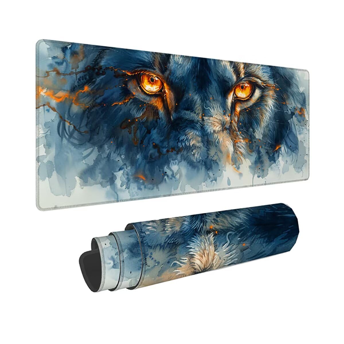 Podkładka pod mysz do gier, 1200 x 600 x 3 mm, XXL, duża, antypoślizgowa wodoodporna, rozszerzona długa klawiatura podkładka pod mysz, akcesoria biurowe, do gier, komputera, komputera zwierzęcego