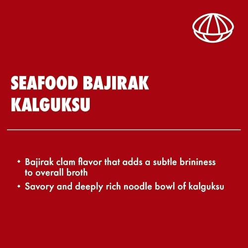 Miniatura 5 de Surasang Bajirak Kalguksu, fideos coreanos cortados a cuchillo con sopa de almejas, refrescante y simple, 7.12 onzas, 6 tazas de fideos